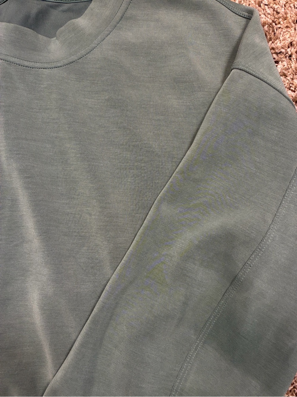 Lululemon Perfectly Oversized Crop Crew Soft Stream Sweatshirt - Picture 5 of 12